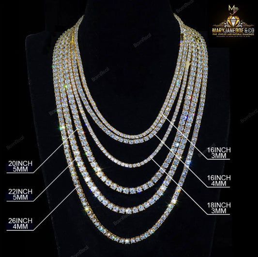 TENNIS CHAIN - Mjd Jewelry